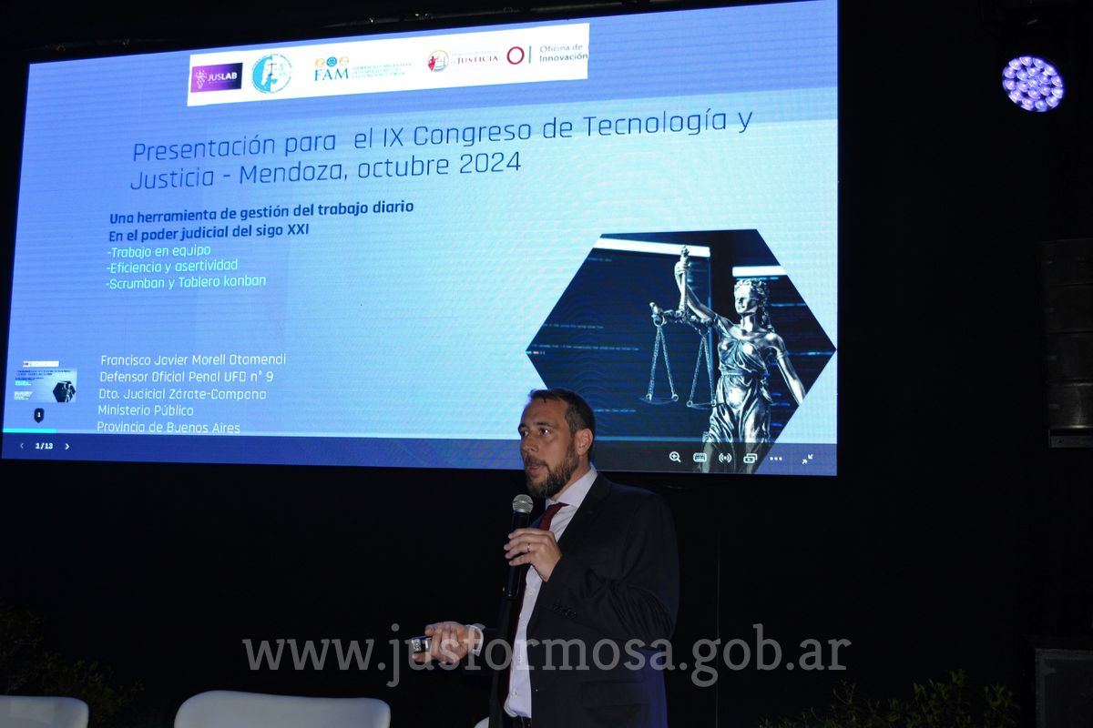 Presentación del Congreso Nacional de Tecnología y Justicia