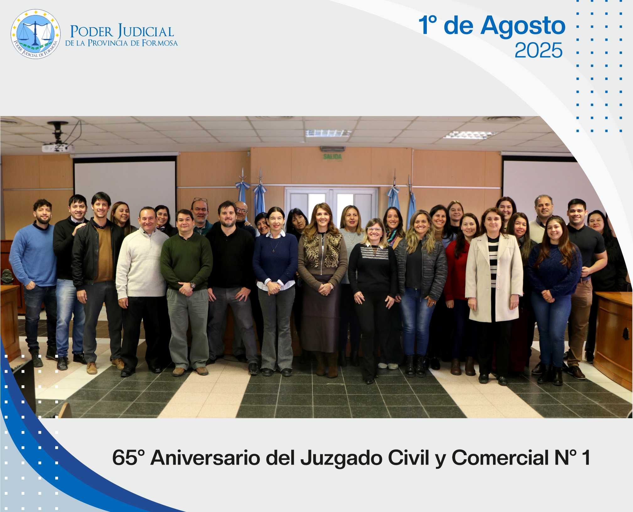 Aniversario Juzgado Civil y Comercial N° 1