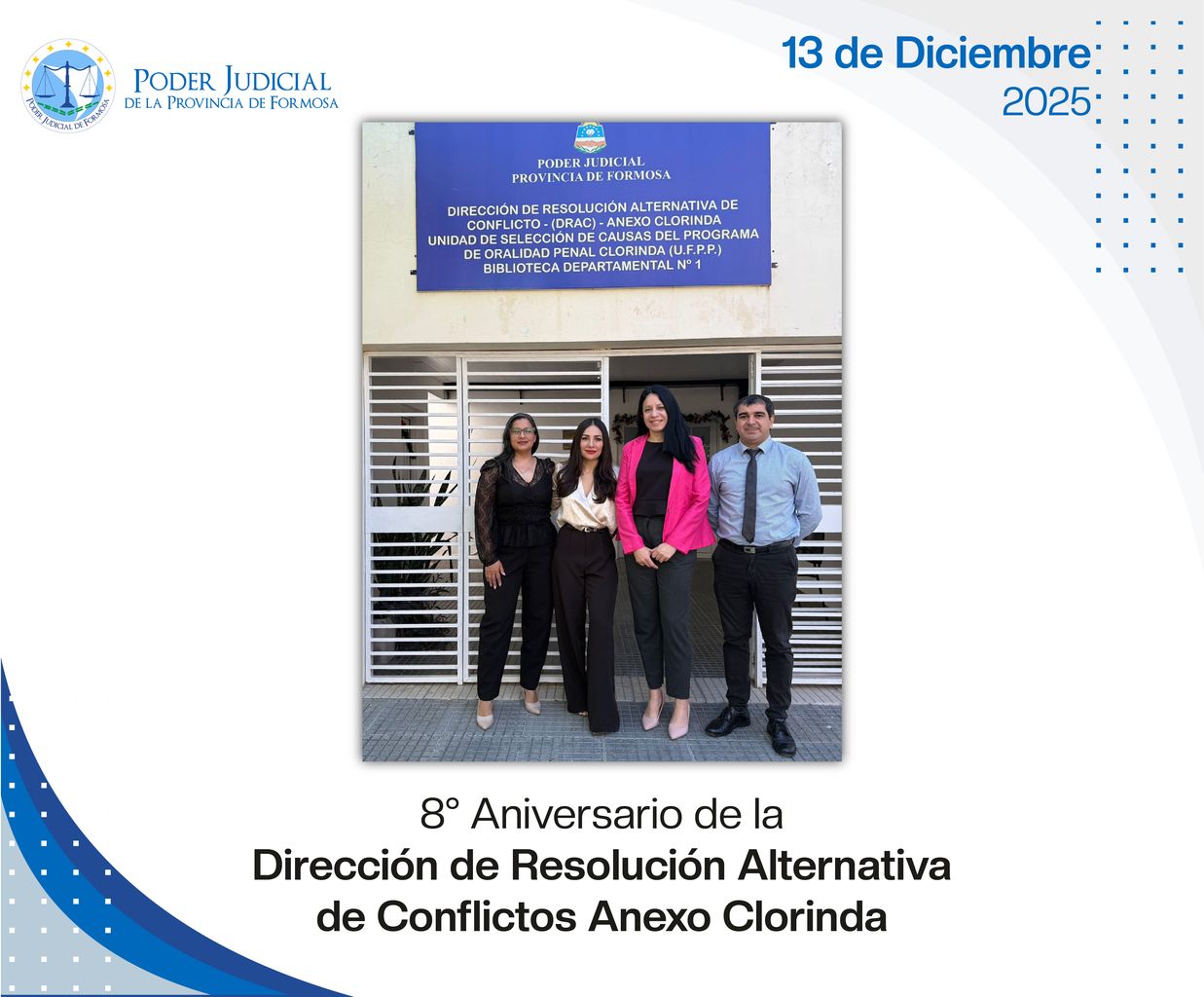 Efemérides - 8º Aniversario DRAC Clorinda