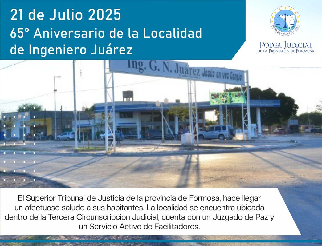 Aniversario localidad Ingeniero Juárez