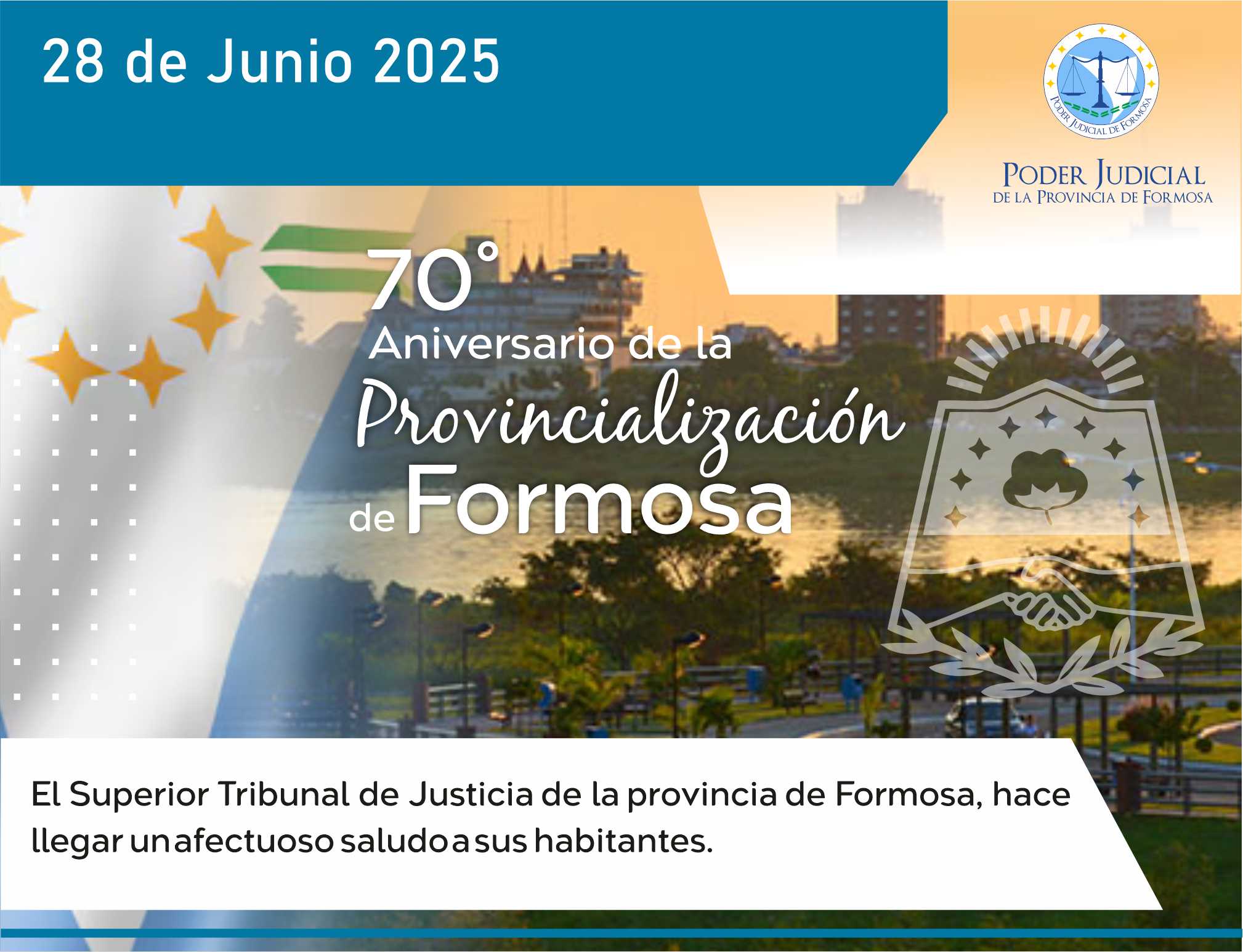 Efemérides - 70º Aniversario de la Provincialización de Formosa
