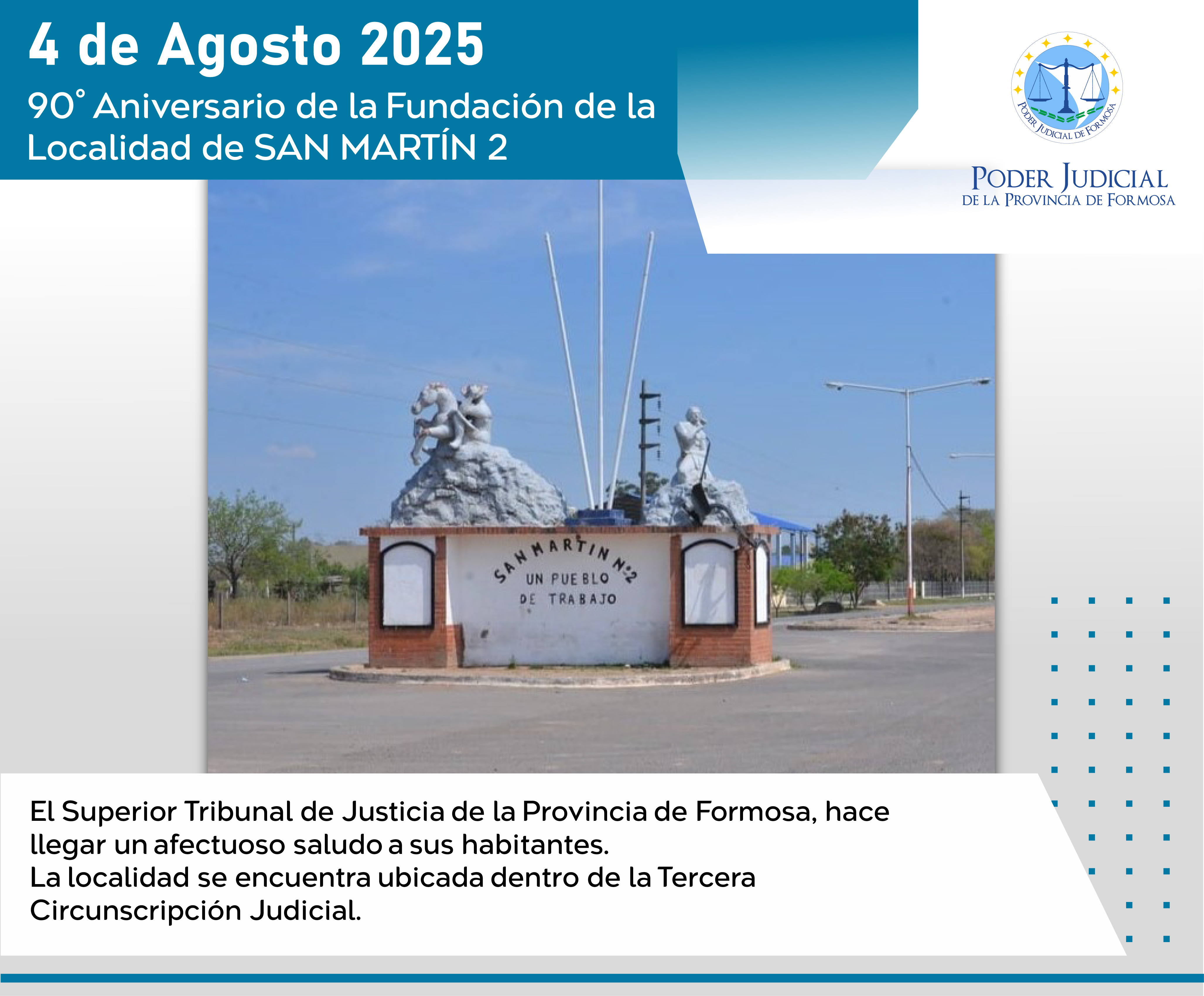 Efemérides - 90º Aniversario localidad San Martín 2