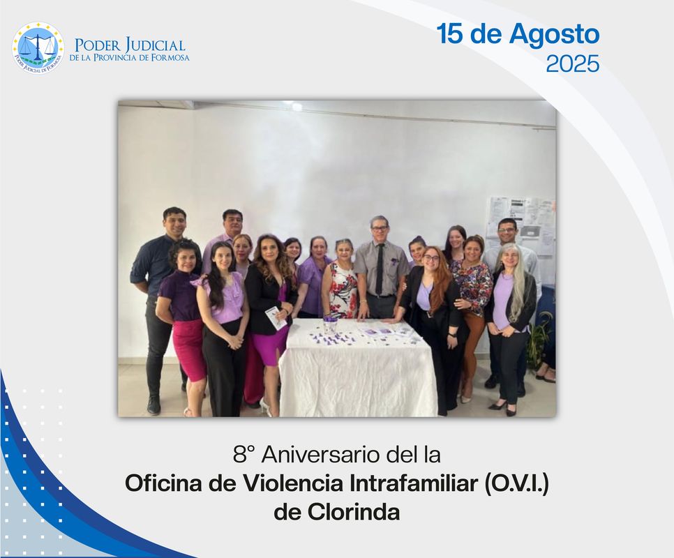 Efemérides - 8º Aniversario OVI Clorinda