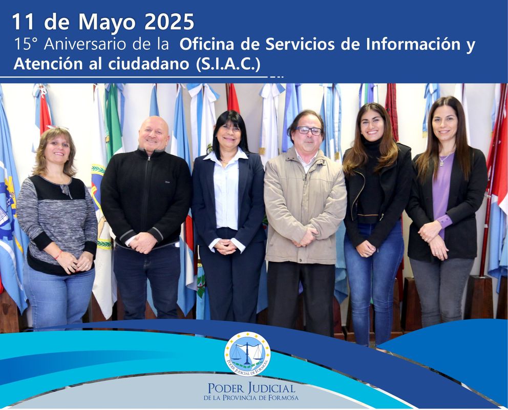 Efemérides - 15º Aniversario Oficina de Servicios de Atención al Ciudadano