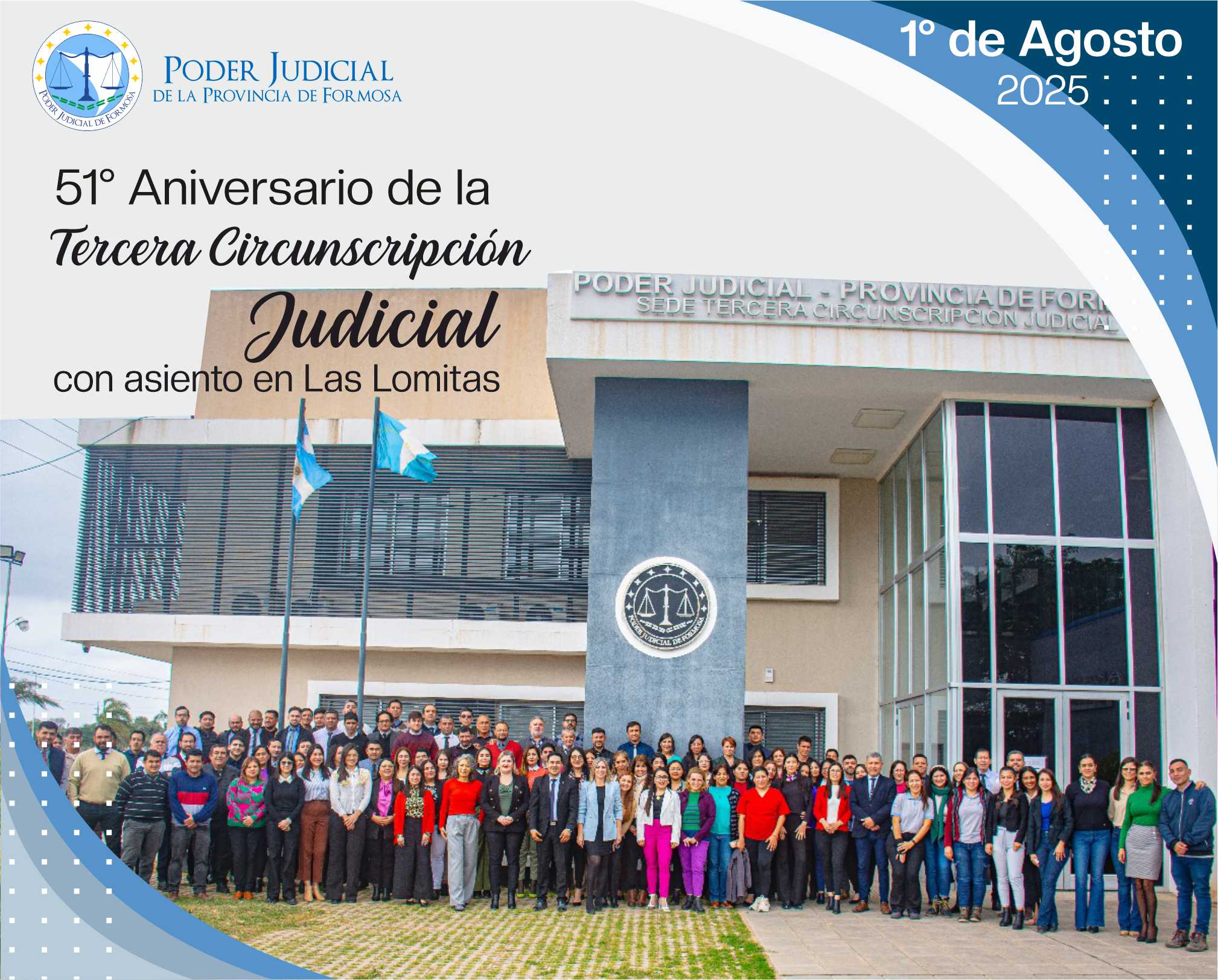 Efemérides - 51º Aniversario Tercera Circunscripción - Las Lomitas