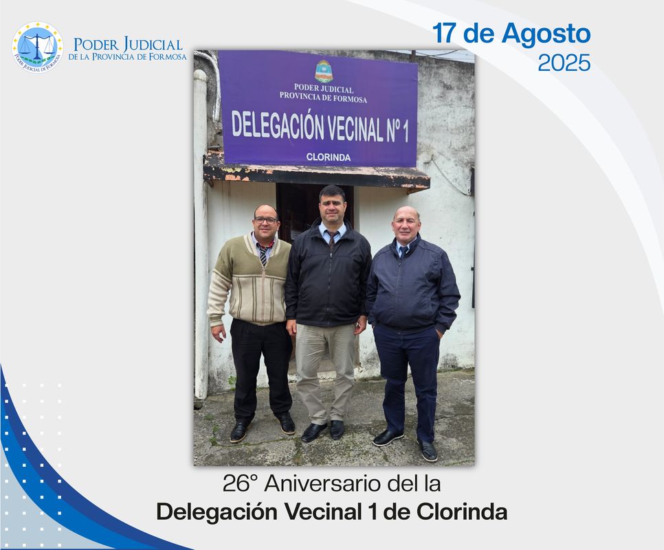 Efemérides - 26º Aniversario Vecinal 1 Clorinda