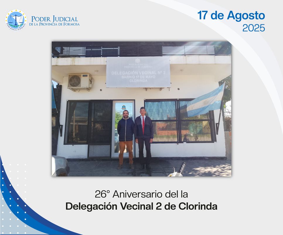 Efemérides - 26º Aniversario Vecinal 2 Clorinda