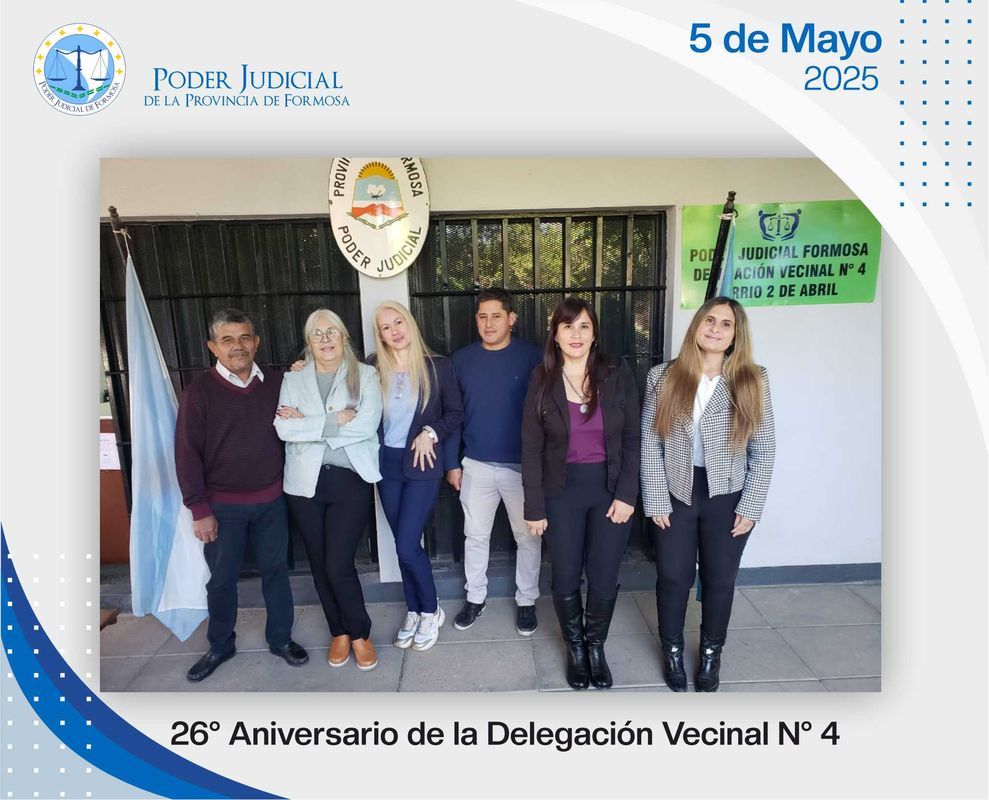 Efemérides - 26º Aniversario Delegación Vecinal N.º 4