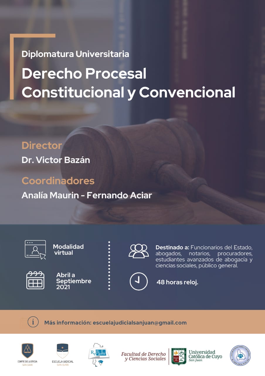 Diplomatura Universitaria en  Derecho Procesal Constitucional  y Convencional