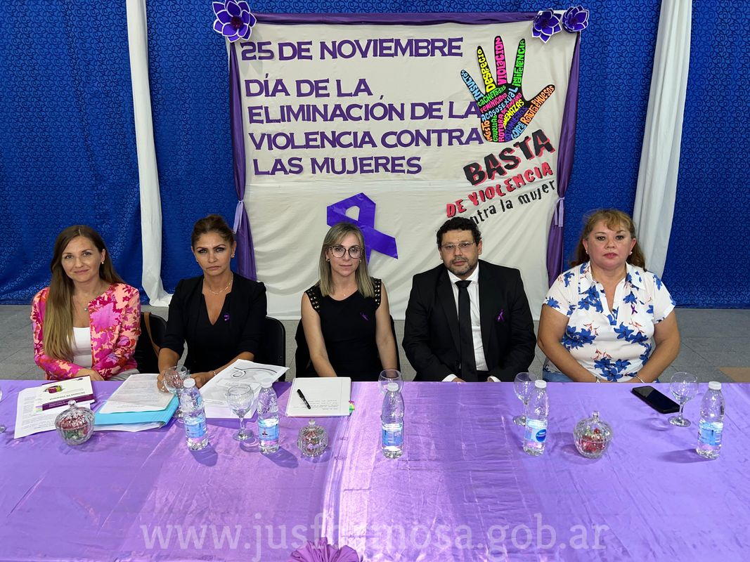 Juzgados de Paz organizaron jornadas de concientización por la lucha contra la violencia hacia las mujeres