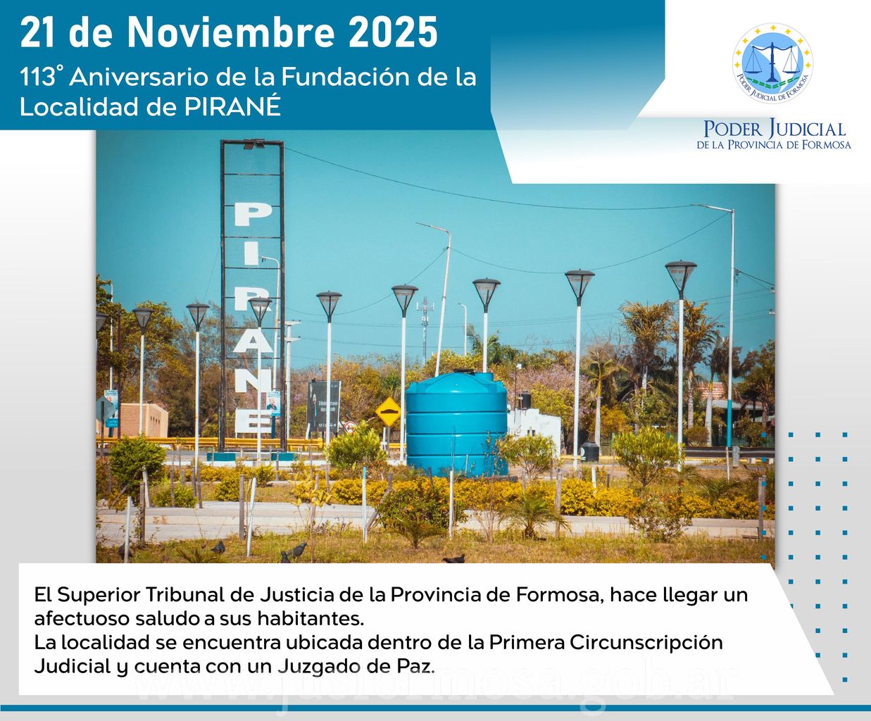 Aniversario localidad Pirané