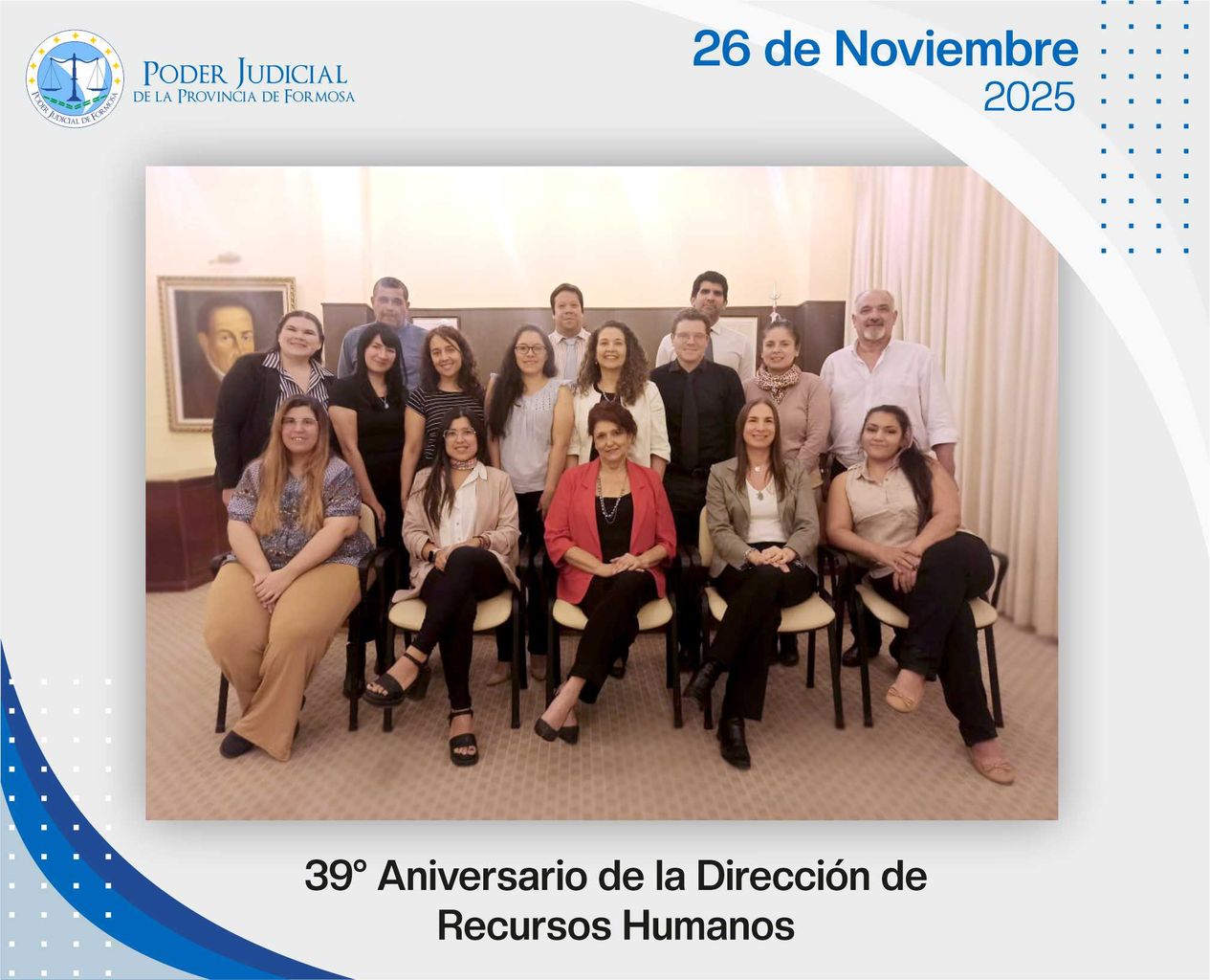 Efemérides - 39º Aniversario Dirección de Recursos Humanos