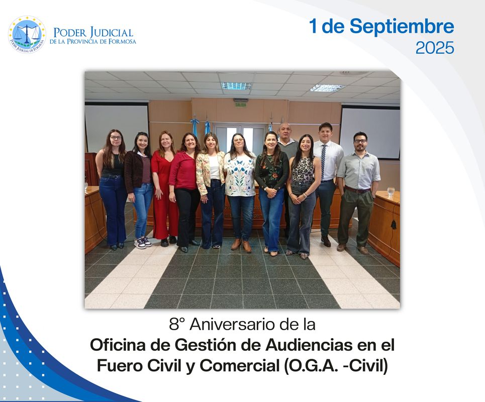Efemérides - 8º Aniversario OGA Civil