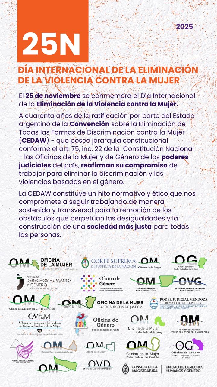 Flyer Jornada de reflexión por el 25N