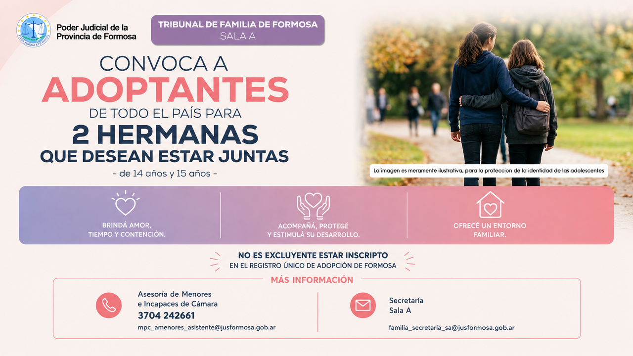 Convocatoria adoptantes