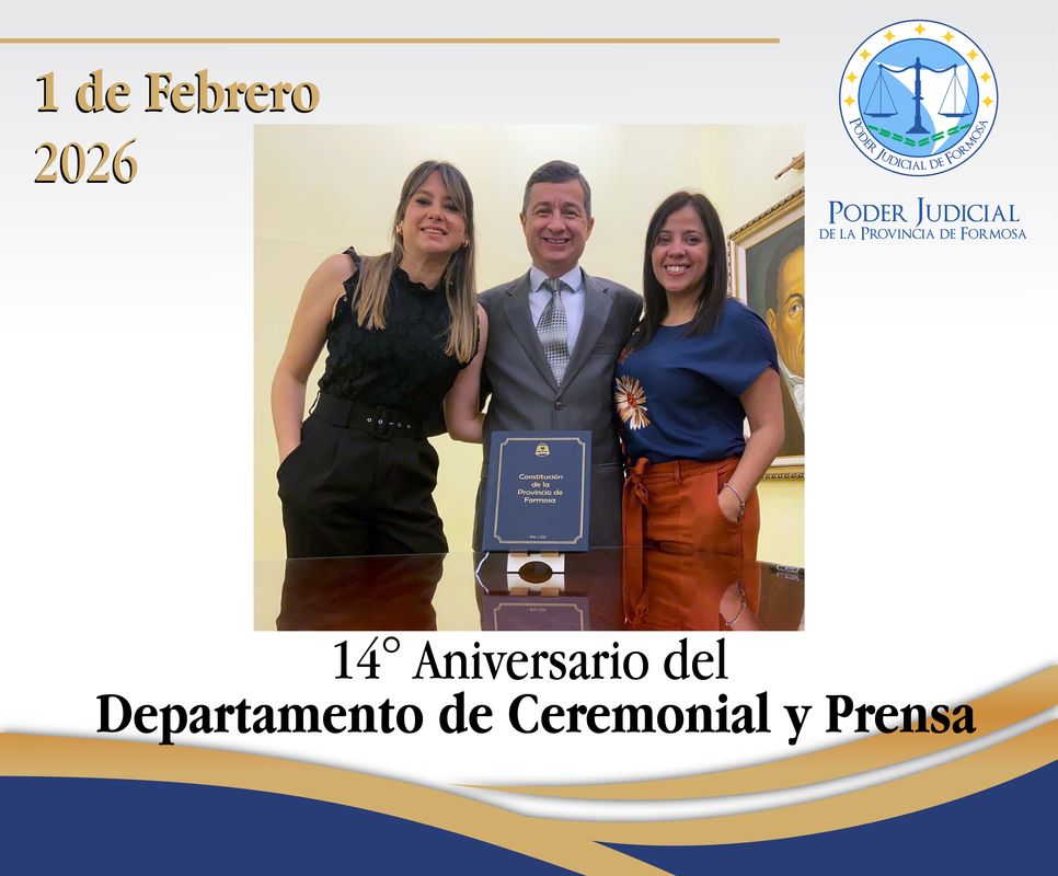 Aniversario Departamento Ceremonial y Prensa