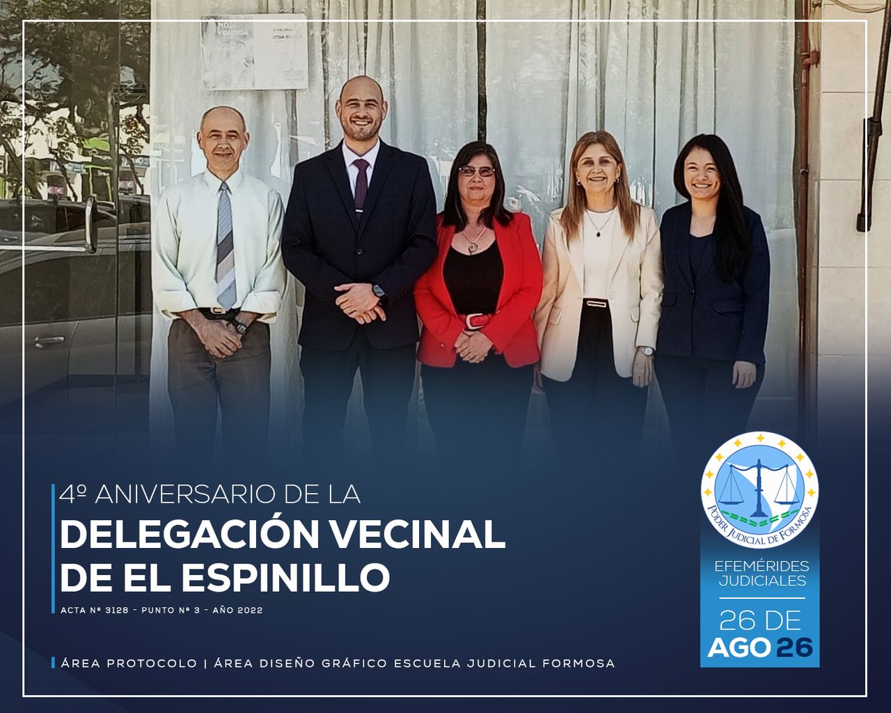 Efemérides - 4º Aniversario Delegación Vecinal El Espinillo