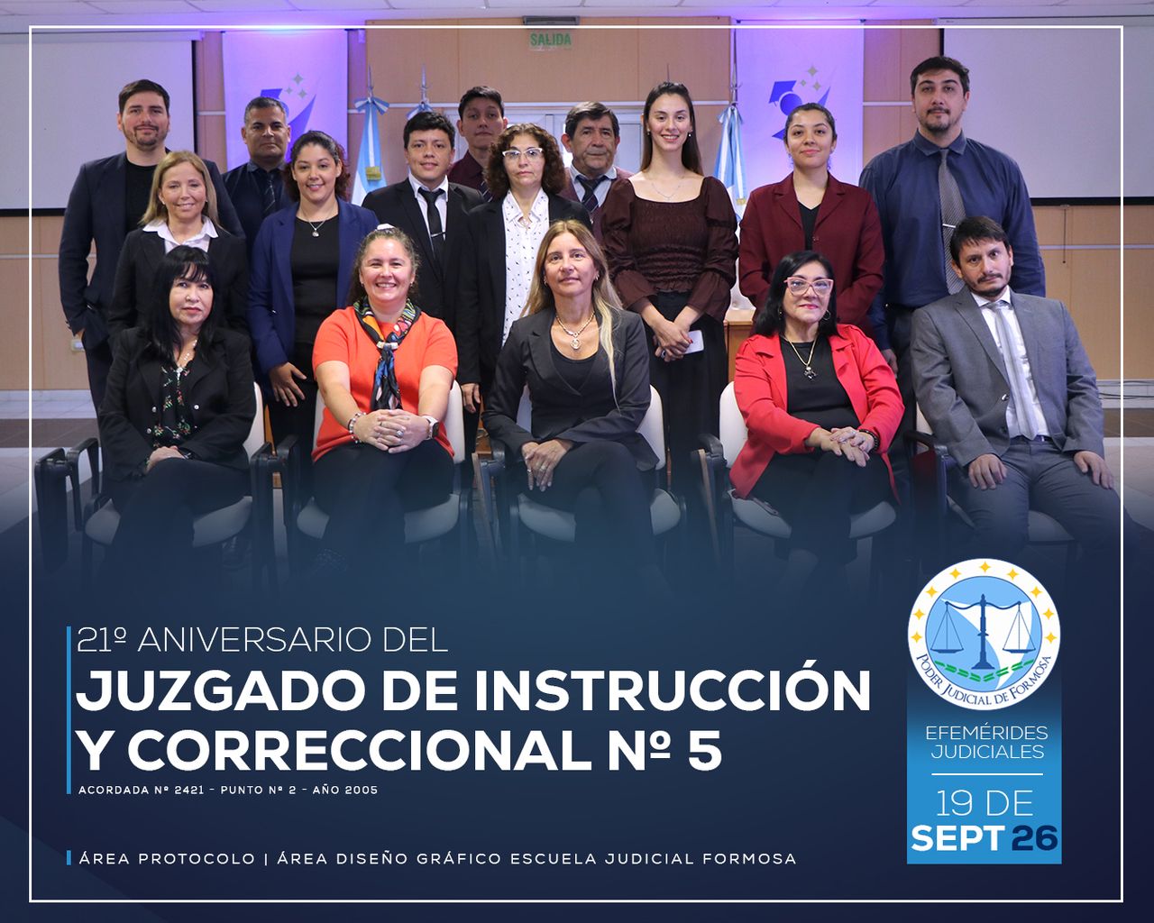 Efemérides - 21º Aniversario JIC Nº 5