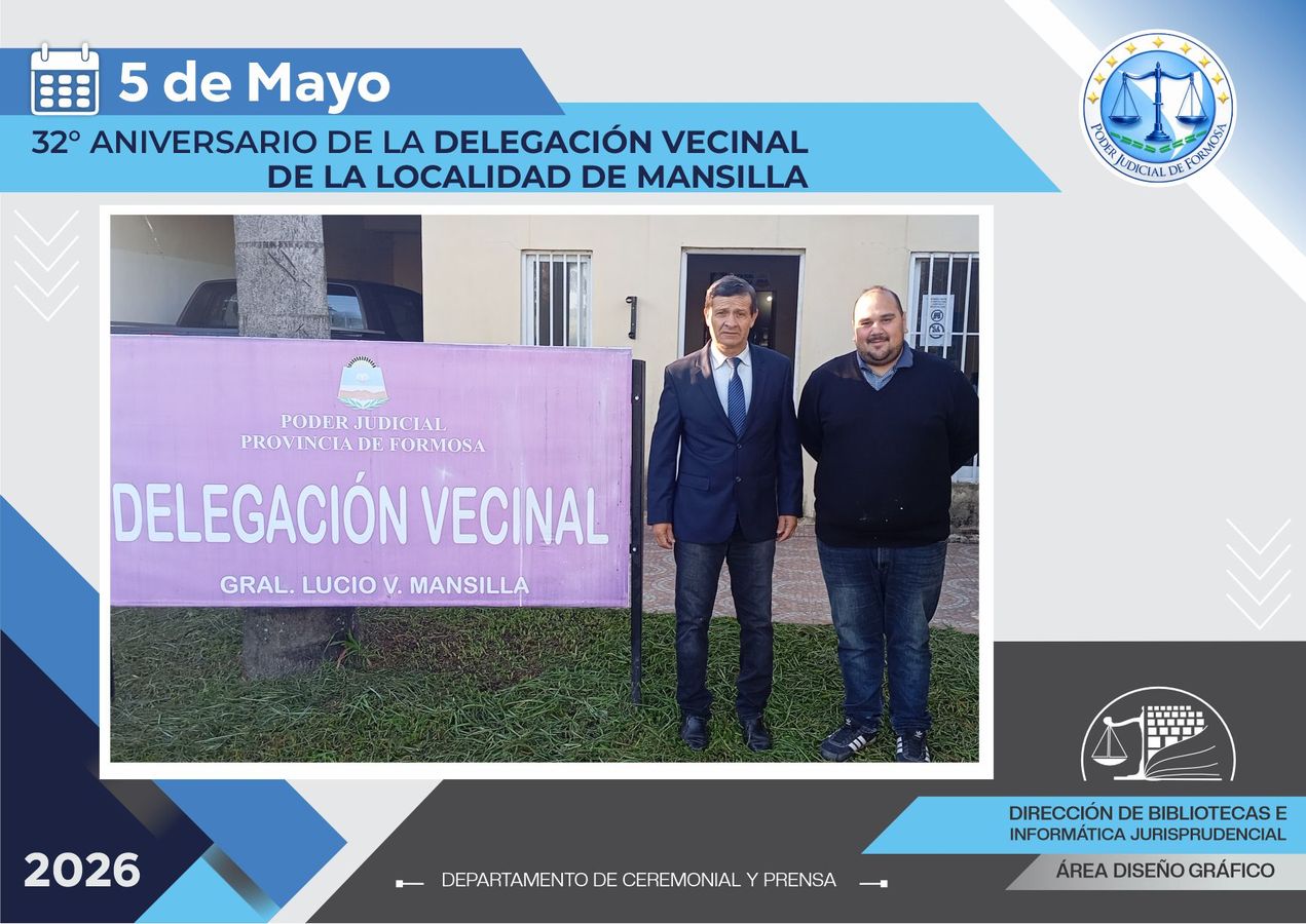 Efemérides - 32º Aniversario Delegación Vecinal Mansilla