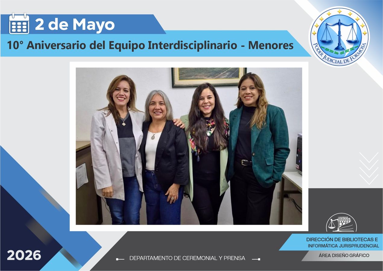 Efemérides - 10º Aniversario Equipo Interdisciplinario Menores