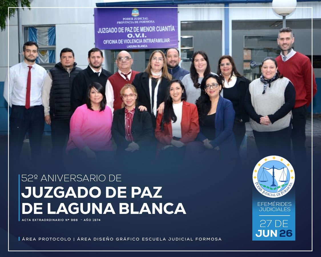 Efemérides - 52º Aniversario Jgdo. Paz Laguna Blanca