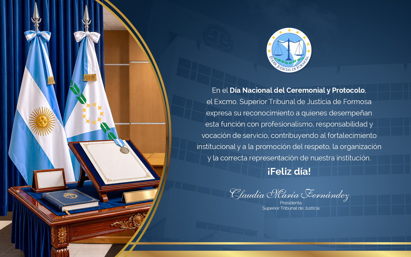 Salutación Día Nacional del Ceremonial y Protocolo