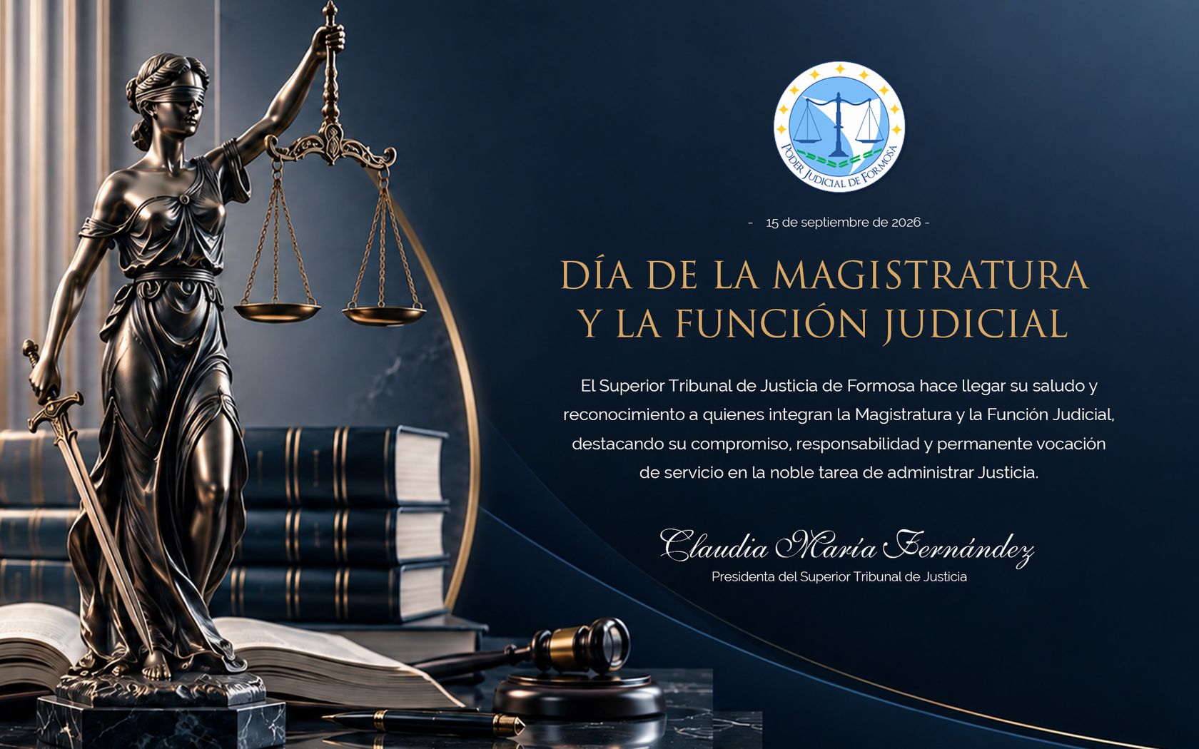 Salutación Día de la Magistratura y la Función Judicial